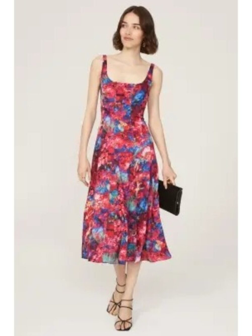 R-63. Donna Karan New York Godet Tank Dress